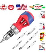 Versatile 12-in-1 Stubby Ratcheting Screwdriver -  S2 Steel Efficiency - $572.17 MXN
