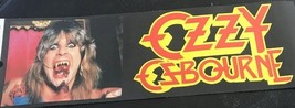 Ozzy Osbourne Bumper Sticker NEW Original 1982 BLACK SABBATH - $281.28 MXN