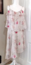 Women&#39;s Hi-Low Spaghetti Strap Dress, A New Day (L /12-14) MULTI /FLORAL... - $19.53
