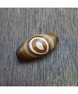 Old Yemeni natural Eye Agate Vintage Middle Eastern Agate Bead Ym-45 - $41.40