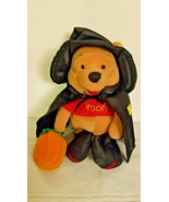 Disney Store 8 &quot; Winnie the Pooh Witch with Pumpkin Bean Bag Plush - $14.99