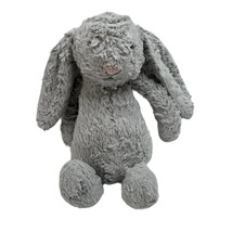 Jellycat Bashful Bunny Rabbit Plush Stuffed Animal Gray Fuzzy 12” Inch - $13.95