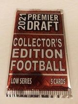 2021 Sage Premier NFL Draft Football Low Series Trading Card Pack Of 5 Cards - £5.97 GBP