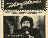 Cascade Showplace Comedy Club Advertising Mailer Grand Rapids Michigan 1986 - £13.93 GBP