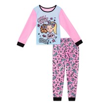 Jojo Siwa Girls Long Sleeve Pajamas Set, Size XS (4-5) Color Pink - £15.95 GBP