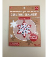 Make Your Own Christmas Ornament!!! Snowflake!!! NEW!!! - £4.71 GBP