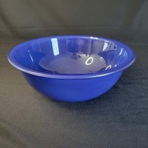 Vintage Pyrex Mixing Bowl 2.5 L #325 Cobalt Blue Clear Bottom U.S.A. - $16.82