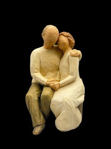 Willow Tree Anniversary Married Couple 2007 I Love Thee Susan Lordi Gift Demdaco - $18.49