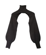 Women&#39;S Turtleneck Shrug Sweater Long Sleeve High Neck Cutout Knitted Ar... - £36.17 GBP