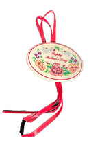 1996 Longaberger Basket Mothers Day Ceramic Hang Tag Tie On Accessory - £10.00 GBP