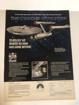 1991 Star Trek Starship Enterprise vintage Print Ad Advertisement pa20u - £5.33 GBP