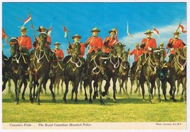 Postcard Canada&#39;s Pride RCMP Royal Canadian Mounted Police - £3.94 GBP