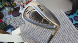 NIKE MID WEDGE Junior Golf Club Graphite Shaft #3  Steel Head  Nike Grip - £18.17 GBP