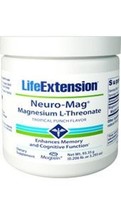 MAKE OFFER! 4 Pack Life Extension Neuro-Mag Magnesium L Threonate Powder image 2