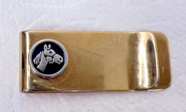 Vintage Money Clip w Horse Both Gold and Silver Tone Metal - $18.32