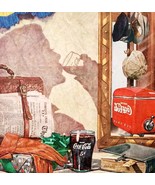 1950 Coca Cola Coke Refreshes Advertisement Soda Pop Harari Art Vintage ... - $39.99