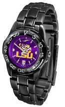 LSU Louisiana State Tigers Ladies Women AnoChrome Fantom Black Sport Watch - £74.72 GBP