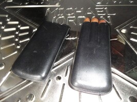 Davidoff Cigar Case Black Smooth Leather image 6