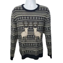 Cedar Wood State Sweater Long Sleeve Winter Christmas Deer Size XXL - £15.73 GBP