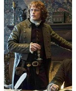 Outlander Jamie Frasers Real Genuine Leather Coat - £136.68 GBP