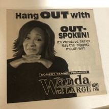 Wanda At Large Tv Guide Vintage Print Ad Wanda Sykes Tpa11 - $5.93