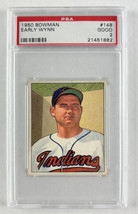 1950 Bowman Early Wynn #148 - Cleveland Indians - PSA 2 Good - $49.49
