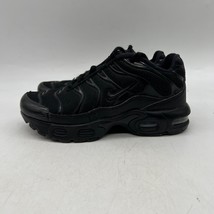 Nike Air Max Plus CD0610-001 Unisex Kids Black Lace Up Running Shoes Size 1 - $39.59