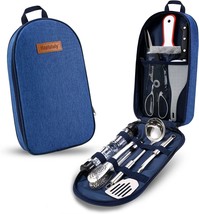 Camping Kitchen Equipment Camping Cooking Utensils Set Portable Picnic Cookware - £38.59 GBP