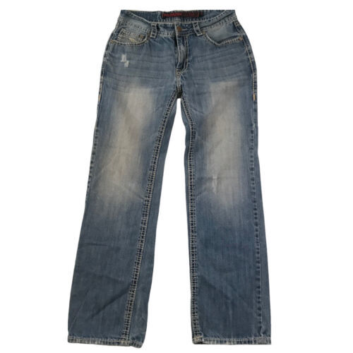 Primary image for Rock & Roll Denim Jeans Double Barrel Relaxed Straight Leg Western Mens 31X34