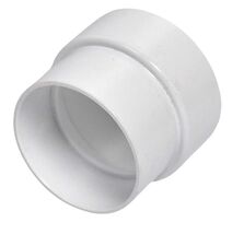 Vaculine Central Vacuum White PVC 2 Inch To 1-13/16 inch Pipe Adaptor Fi... - $5.24