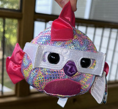 Aurora Plush Gumdrops Eye’m Sweet Rainbow Jelly Drop Fish Sparkly Glasses Nwt 5” - $7.99