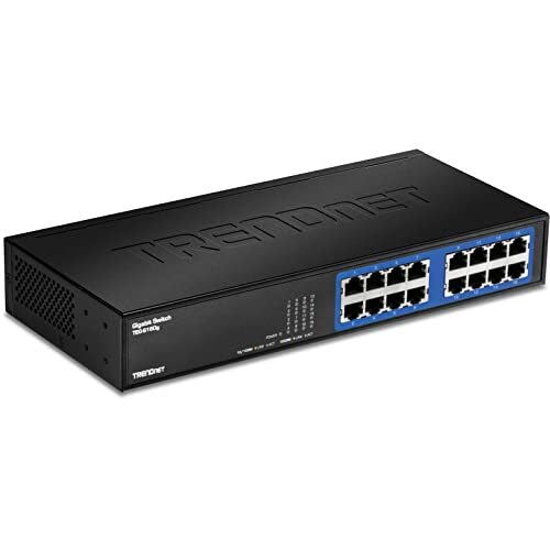 TRENDnet 16-Port Unmanaged Gigabit GREENnet Desktop Metal Switch, Ethern... - $113.82