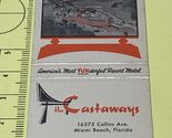 Front Strike Matchbook Cover  The Castaways Miami Beach, Florida  gmg un... - $12.38