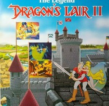 Leland Dragons Lair 2 Arcade FLYER Original Video Laser Game Fantasy Art Rare - £53.72 GBP