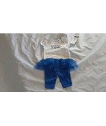NBA Baby Girl&#39;s Orlando Magic White/Blue Bodysuit &amp; Tulle Pants Size 0-3M - £17.79 GBP