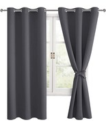Hiasan Grommet Blackout Curtains For Bedroom, 42 X 63 Inches Length -, D... - £29.77 GBP