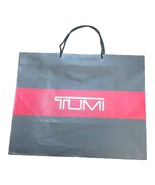 Tumi Large Designer Shopping Bag 23&quot;x19&quot; With Red Stripe &amp; Handle Gift S... - $24.99