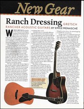 The 2004 Gretsch Rancher Acoustic Guitar review article pin-up photo print - £3.32 GBP