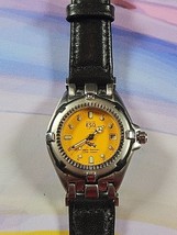 Vintage ESQ Movado Esquire Water Resistant Swiss Womens Sports Watch Yel... - $1,133.26 MXN