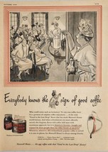 1949 Print Ad Maxwell House Coffee Ladies Meeting Sign of Good Coffee - £13.86 GBP