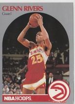 Glenn &quot;DOC&quot; Rivers Hawks Guard 1990-91 Hoops Card # 32 Near-Mint - £1.07 GBP