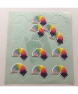 Dimension Weld Vintage Stickers Rainbow Arch Arrow Logo Curve  - £2.35 GBP