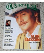 Alan Jackson Country Music Magazine Vintage 1992 Willie Nelson Vince Gil... - $19.99