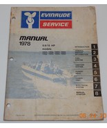 1978 OMC Evinrude outboard factory service manual 5394 9.9 / 15 hp model - £56.71 GBP