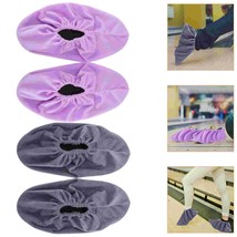 2 Pairs Fleece Shoe Covers  Protectors Cove Shoes Disposable Outdoor Accessories - £88.26 GBP