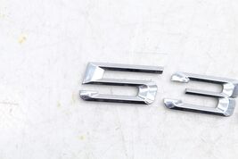 11-16 BMW F10 535I TRUNK LID REAR EMBLEM BADGE E6447 image 2
