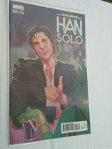Star Wars Han Solo 5 NM Wada Variant Cover Marvel 1:25 Marjorie Liu Mark Brooks - £94.90 GBP