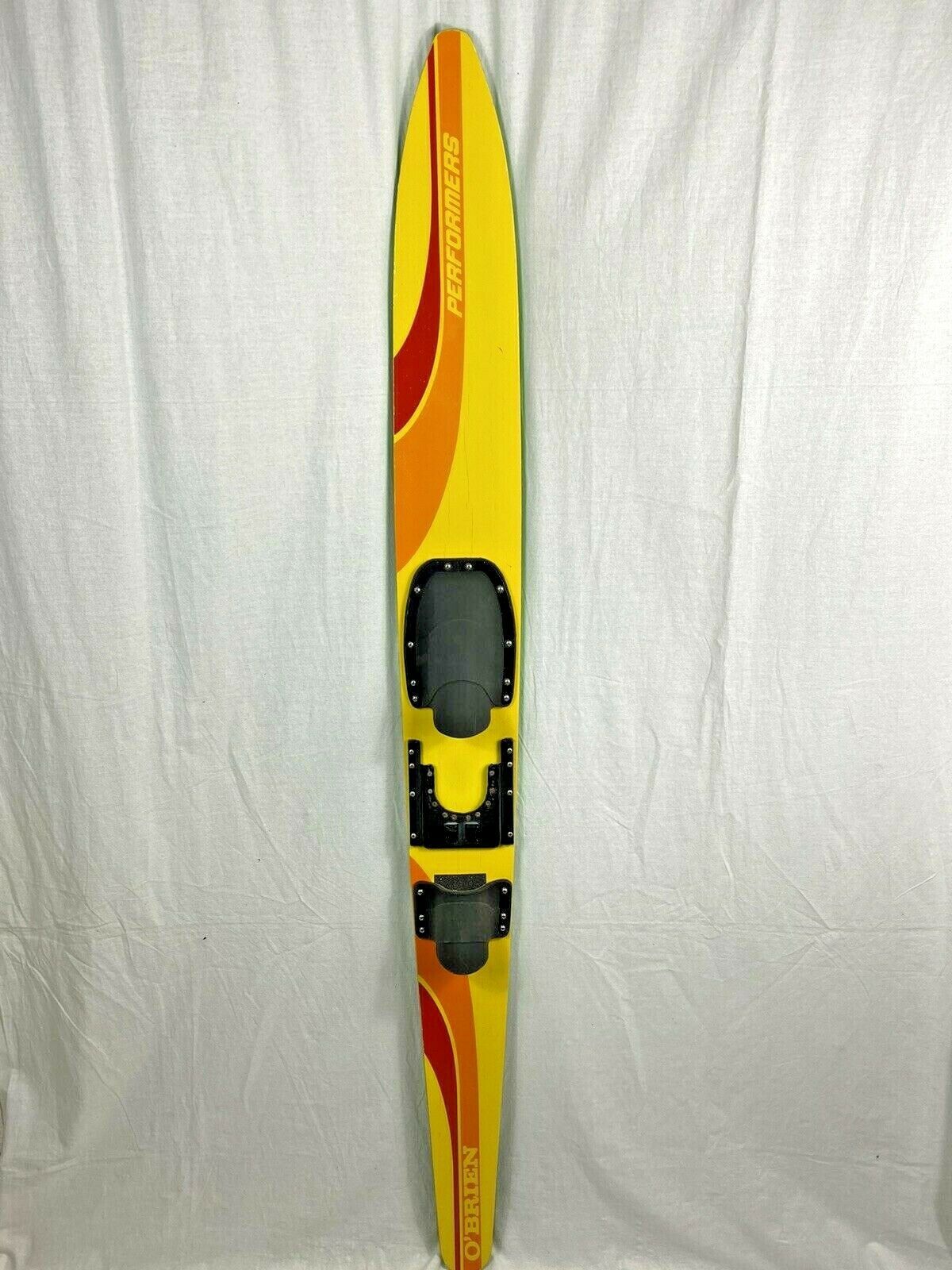 Vintage O’BRIEN PERFORMERS 170 cm (67&quot;) PLASTIC ALUMINUM WATER SKI SLALOM - $74.25