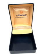 Vintage Watch Box Longines Wittnauer Presentation Storage Navy Blue - €35,14 EUR