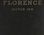 Florence Motor Inn Dinner Menu Missoula Montana 1960&#39;s - £25.40 GBP